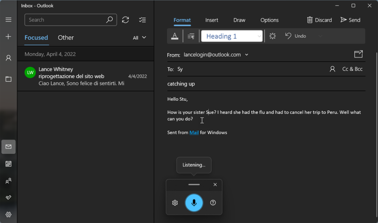 Dictate punctuations and formatting